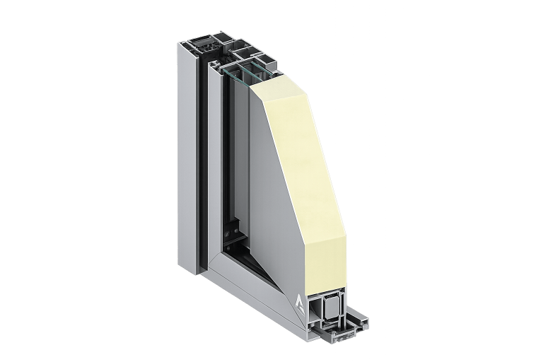 MB-86N aluminum pivot door
