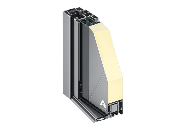 Aluminum panel doors MB-86